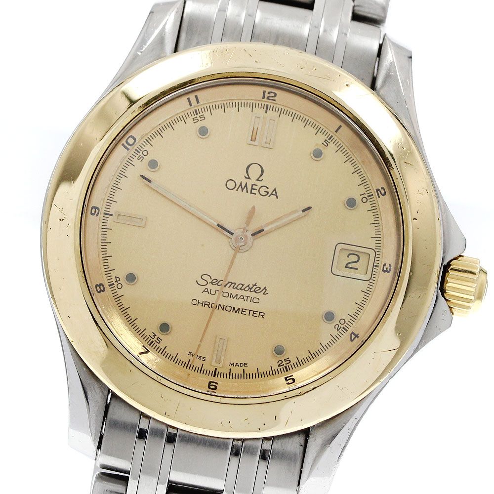 オメガ OMEGA 2401.10 シーマスター120 YGベゼル クロノメーター 自動巻き メンズ _961197