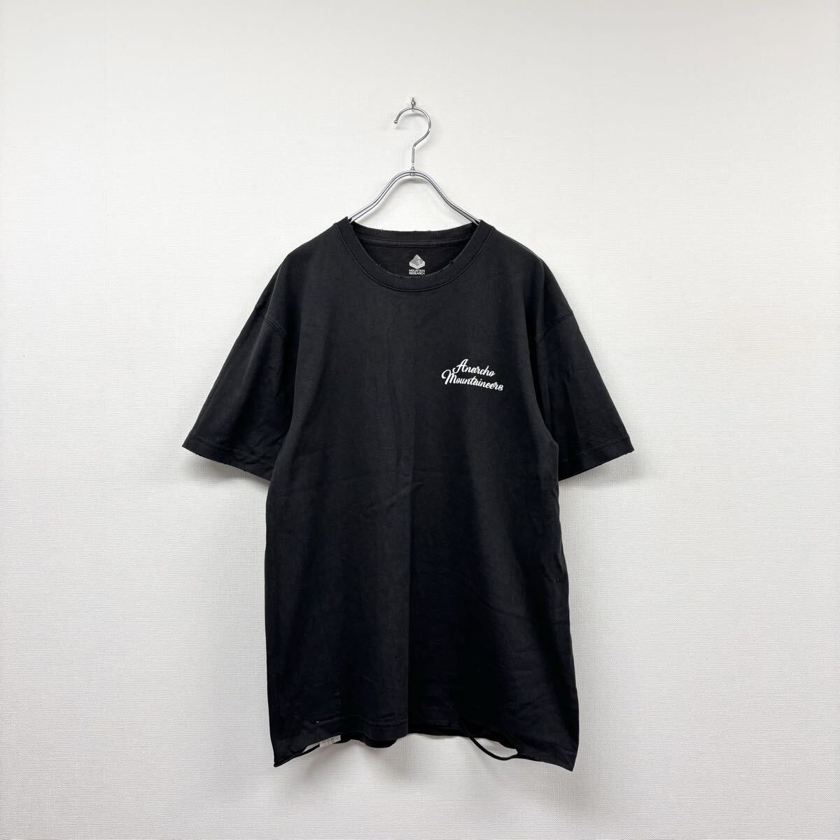 25aw 2025 MOUNTAIN RESEARCH マウンテンリサーチ Mountaineers Tee MTR4188 ダメージ加工 プリント Tシャツ サイズ XL 806-0165