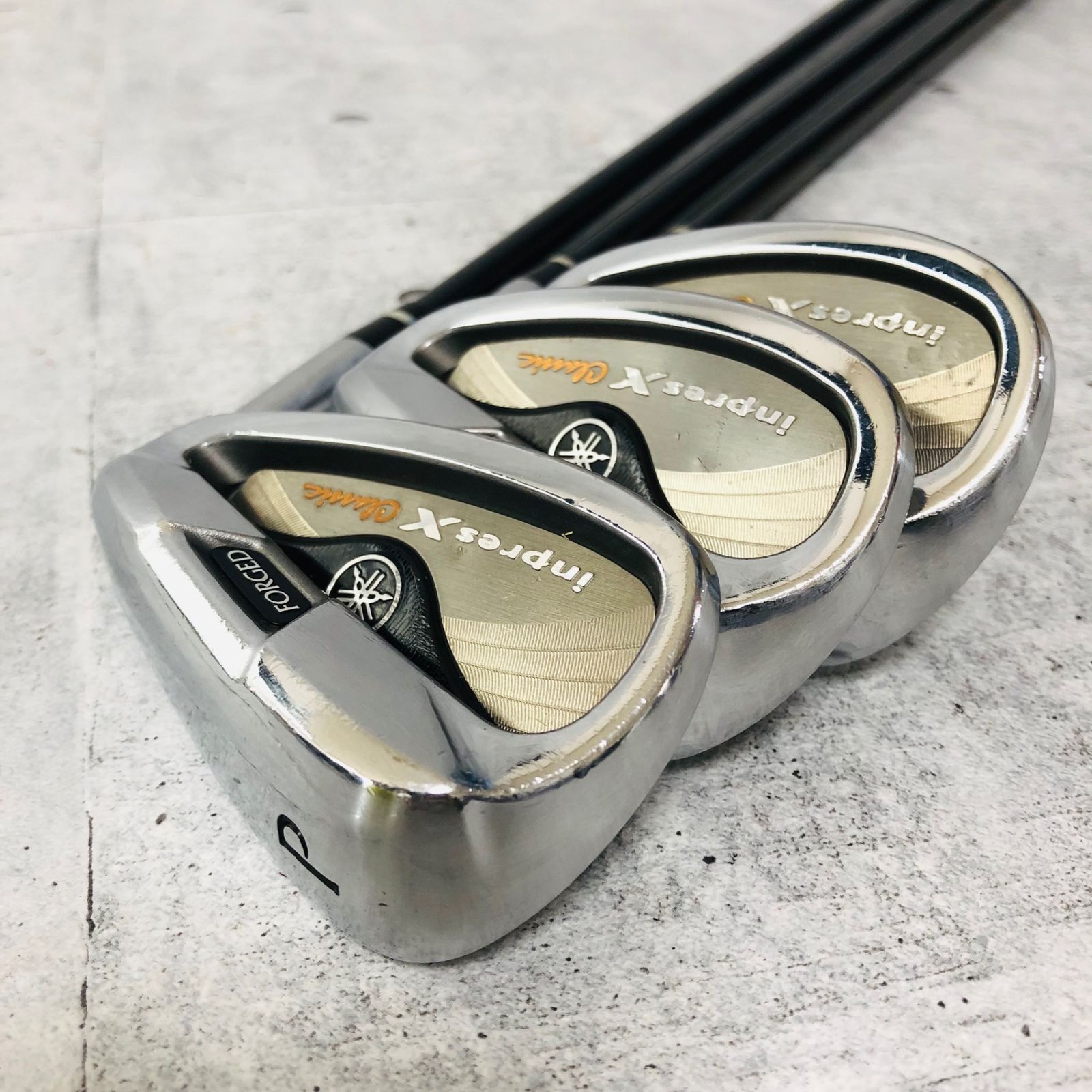 【保証付】YAMAHA ヤマハ inpres X Classic インプレスエックス クラシック PW A/S SW 3本 メンズゴルフ クラブ ウェッジ 単品 初心者 入門
