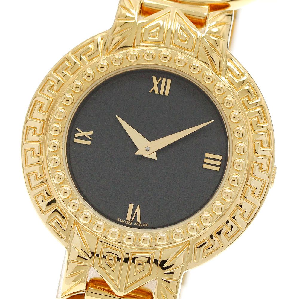 ヴェルサーチ VERSACE 7008002 メデューサ コインウォッチ クォーツ レディース 保証書付き_963041