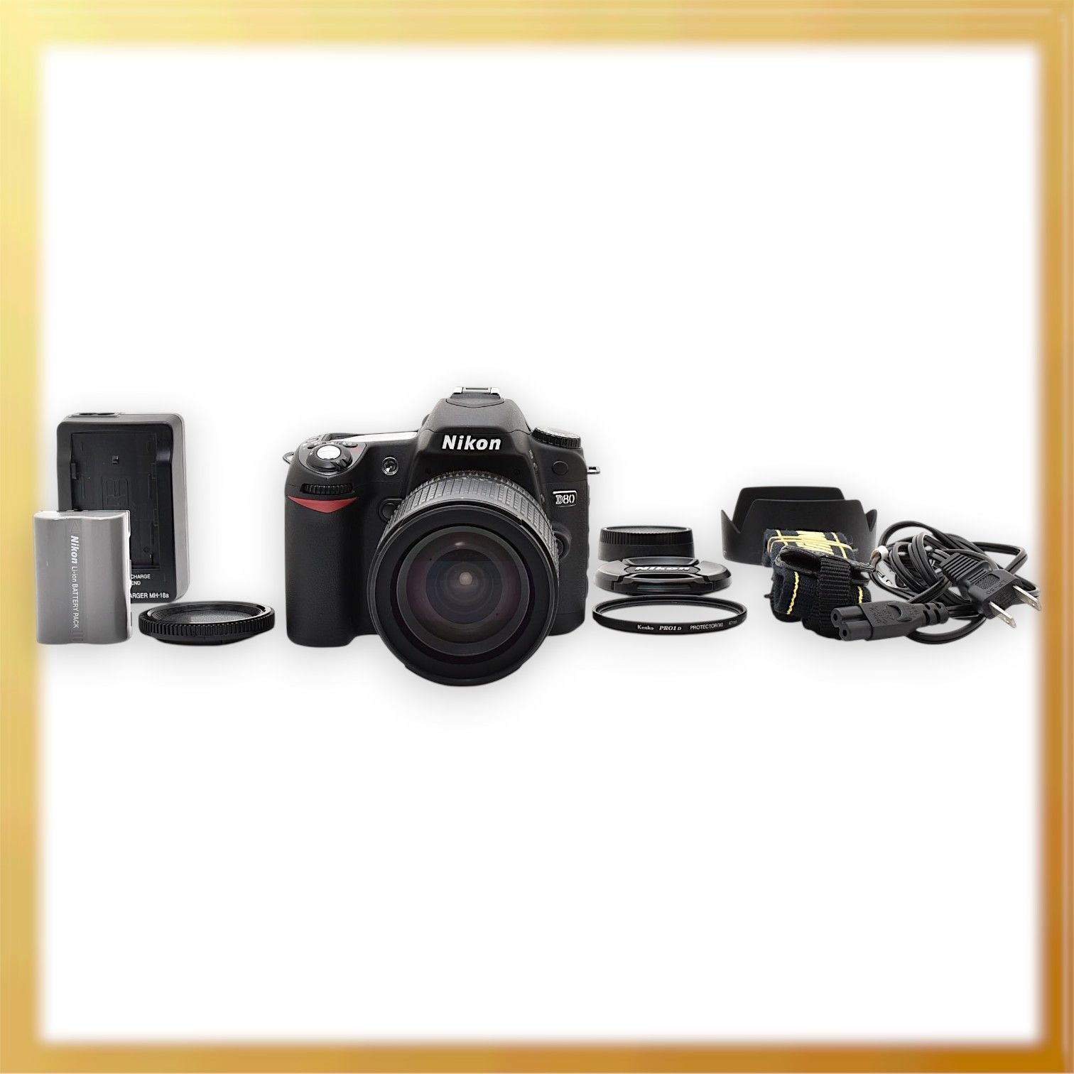 極美品｜NikonD80 AF-S DX 18-135mm レンズキット ショット数288枚 デジタル一眼レフカメラ｜M321