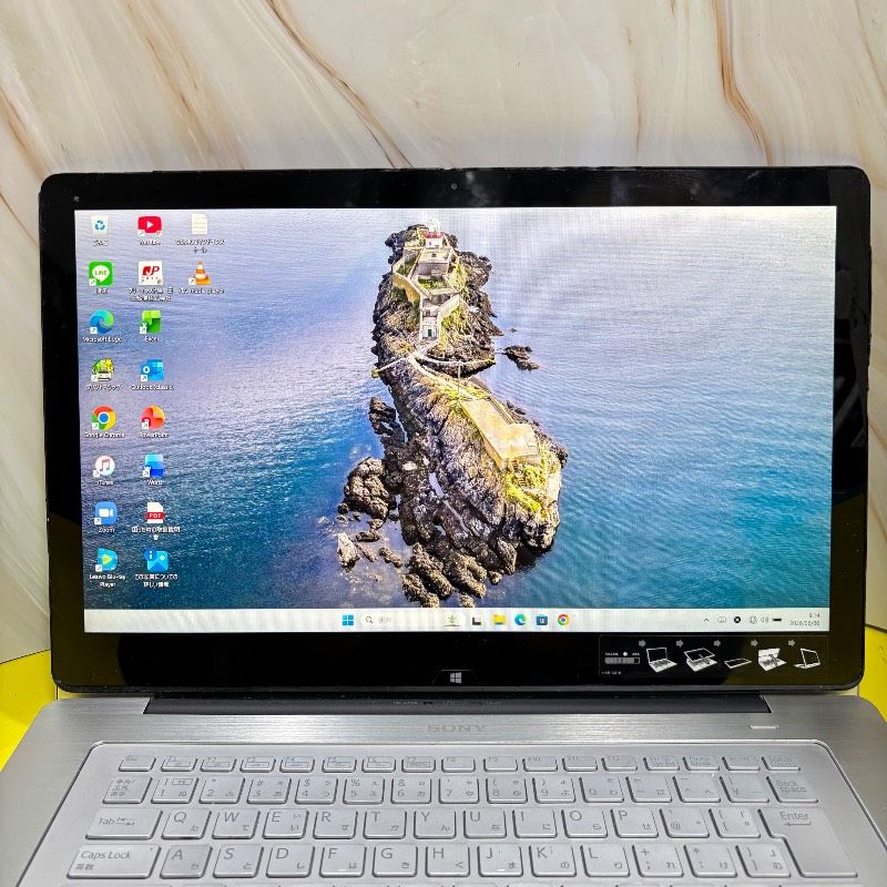 ジャンク価格☆VAIO Core i7 タッチパネル搭載☆ SSD240GB＆メモリ8GB