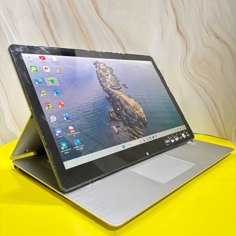 ジャンク価格☆VAIO Core i7 タッチパネル搭載☆ SSD240GB＆メモリ8GB