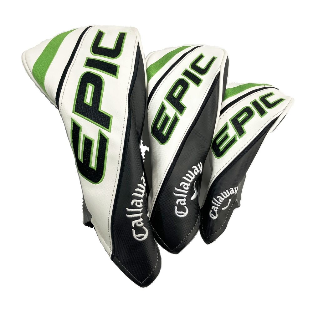 CALLAWAY キャロウェイ ヘッドカバー 3点セット ホワイト系 DR×1 FW×1 UT×1 [240101712576] ゴルフウェア ストスト