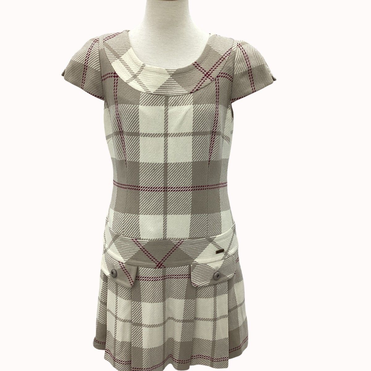 BURBERRY BLUE LABEL バーバリーブルーレーベル レディース ワンピース SIZE 38 ベージュ