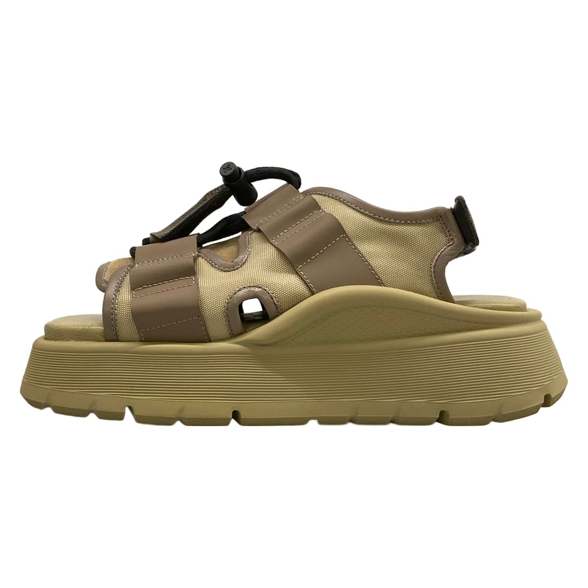LOUIS VUITTON(ルイヴィトン) サンダル 36 レディース カメレオン サンダル 1AHOAT ヘーゼルナッツブラウン モノグラム柄/2025年 レザー