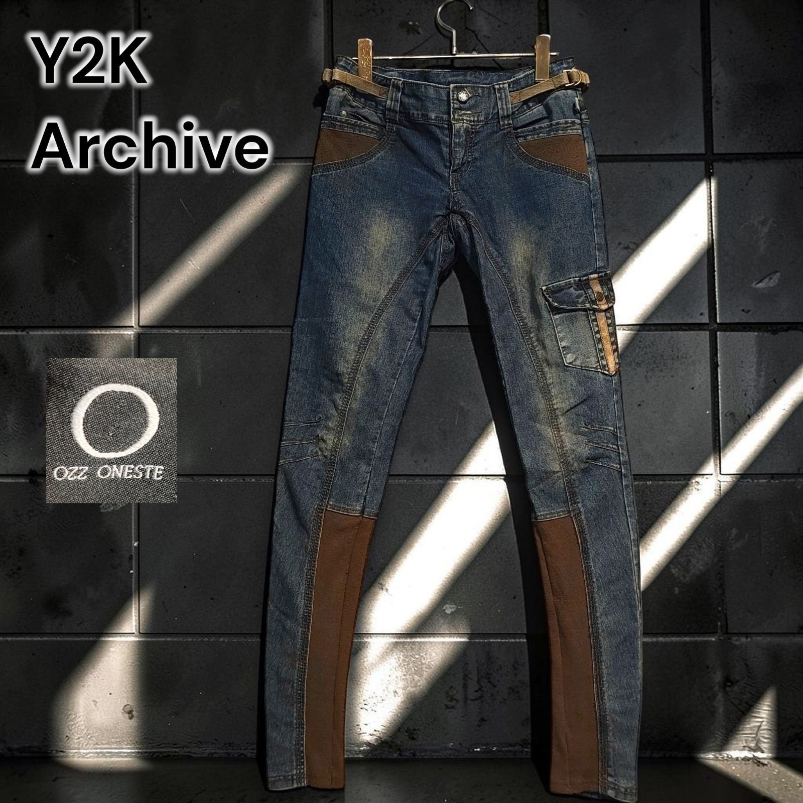00s OZZ ONESTE Y2K Archive ギミックドッキングローライズカーゴ 