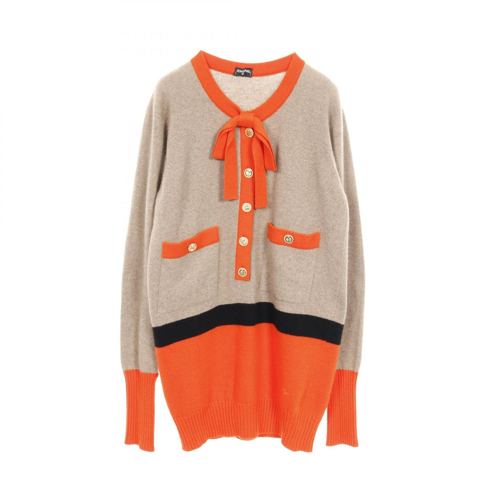 シャネル CHANEL ニット ココマーク C-TK5914 カシミヤ ニット 