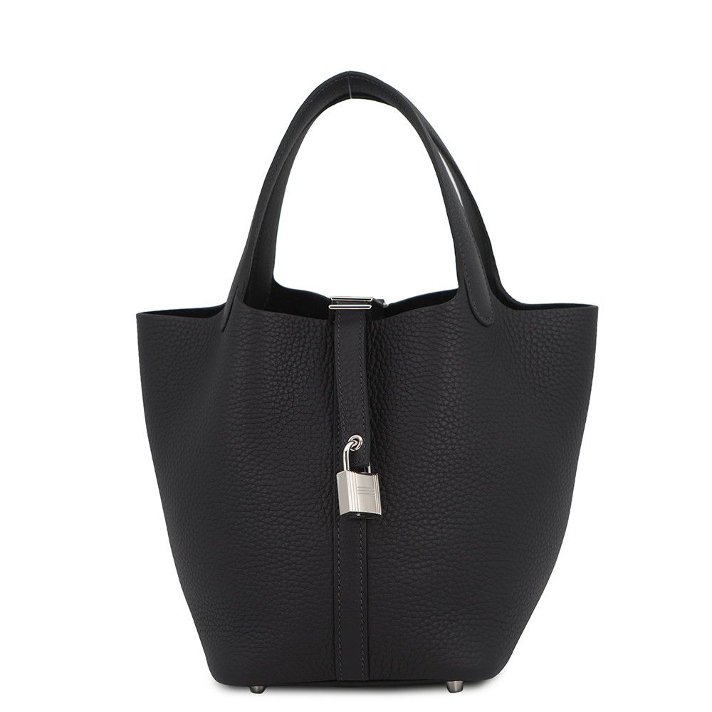 エルメス ハンドバッグ ピコタンロックPM キャバン/シルバー金具 トリヨンクレマンス G刻印 HERMES トートバッグ