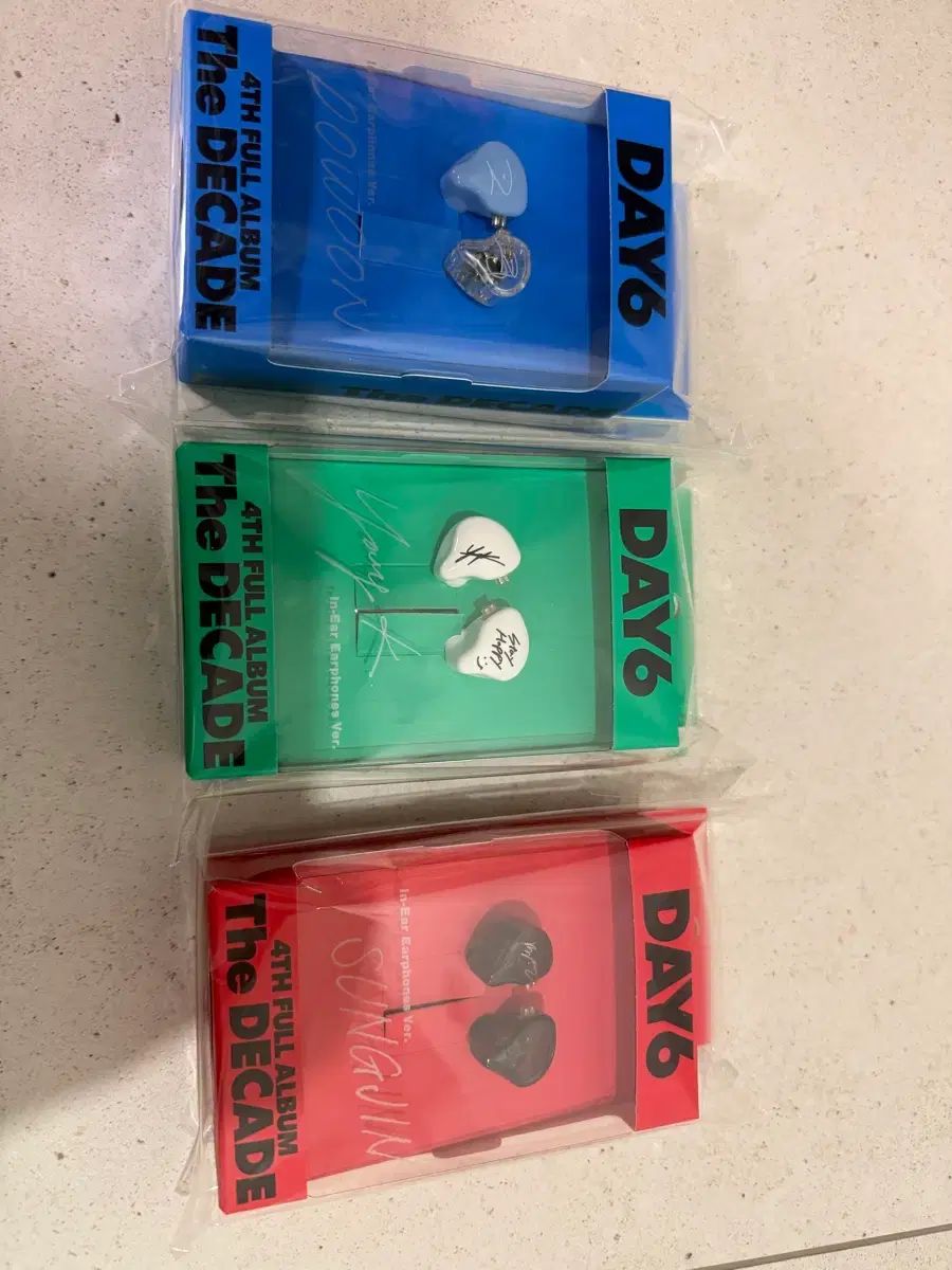 DAY6 4th Album The DECADE IN-EAR イヤホン