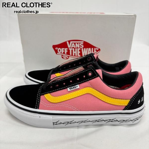 Supreme×VANS/シュプリーム×バンズ【21AW】Old Skool/オールドスクール ピンク VN0A5KRXB9P/26