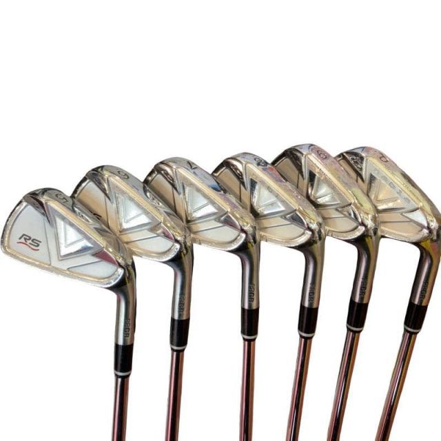 【中古】 プロギア iD nabla RS FORGED 6S アイアンセット IR スペックスチールIII Ver.2 (フレックスS) メンズ 男性用 右利き 右用 Cランク ゴルフクラブ