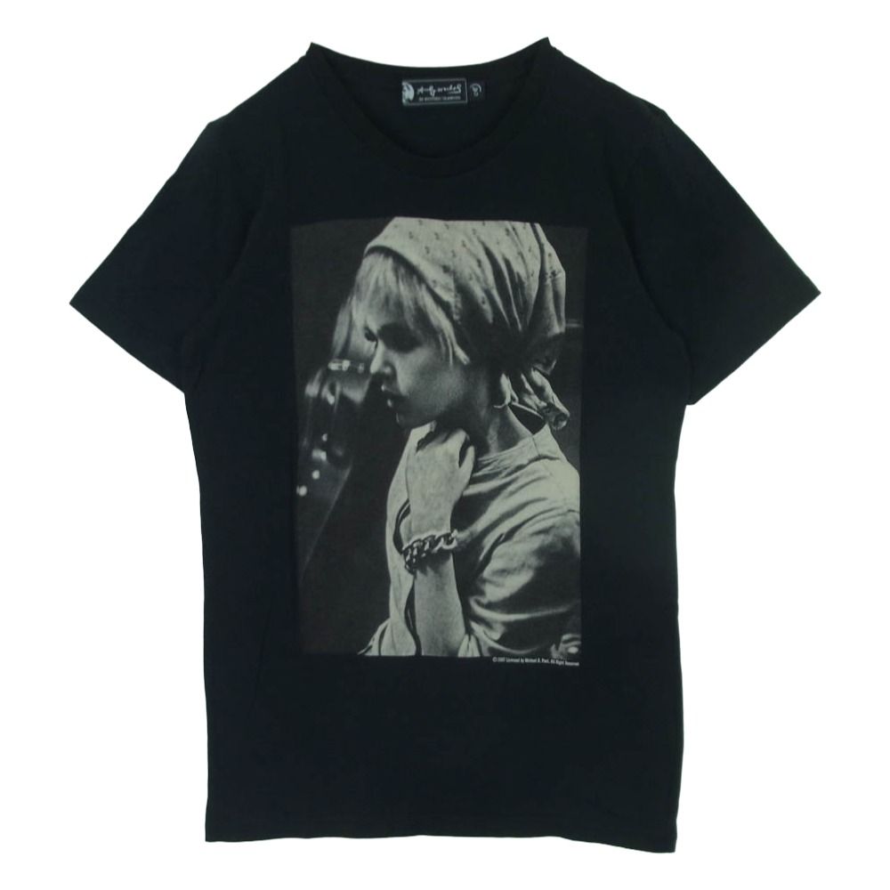 HYSTERIC GLAMOUR ヒステリックグラマー 7CT-0522 ANDY WARHOL アンディウォーホル フロント バック プリント 半袖 Tシャツ ブラック系 M【中古】