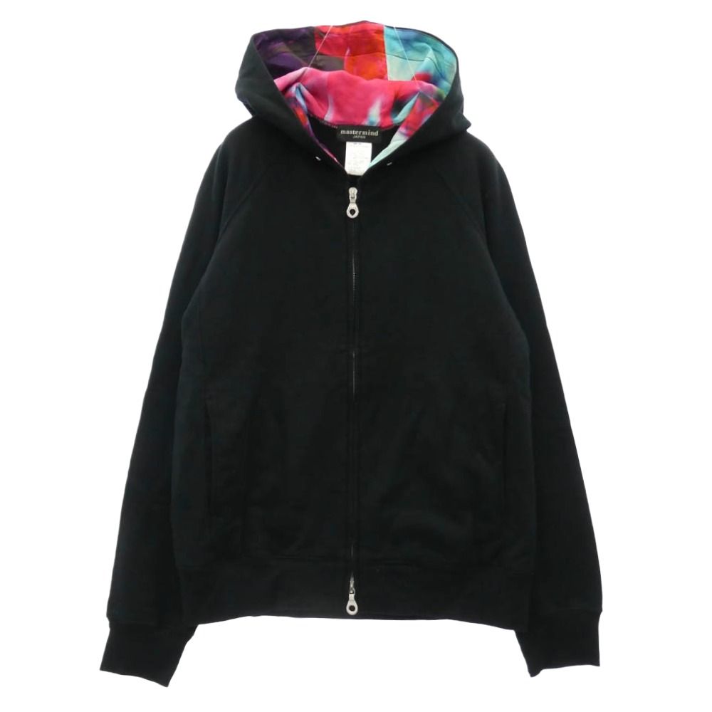 mastermind JAPAN マスターマインドジャパン x MIKA NINAGAWA 蜷川実花 ジップアップ フーディー パーカー ブラック系 S【中古】 10,049円