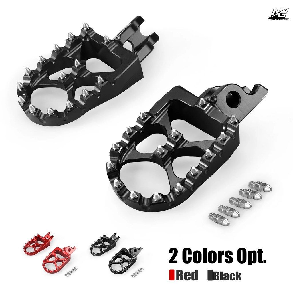 ホンダ CRF250R CRF450R 2004-2020 CR 125R 250R CRF 250RX 450RX 250X 450X 250L/M CRF1000L 57mm幅フットペグ/フットレスト