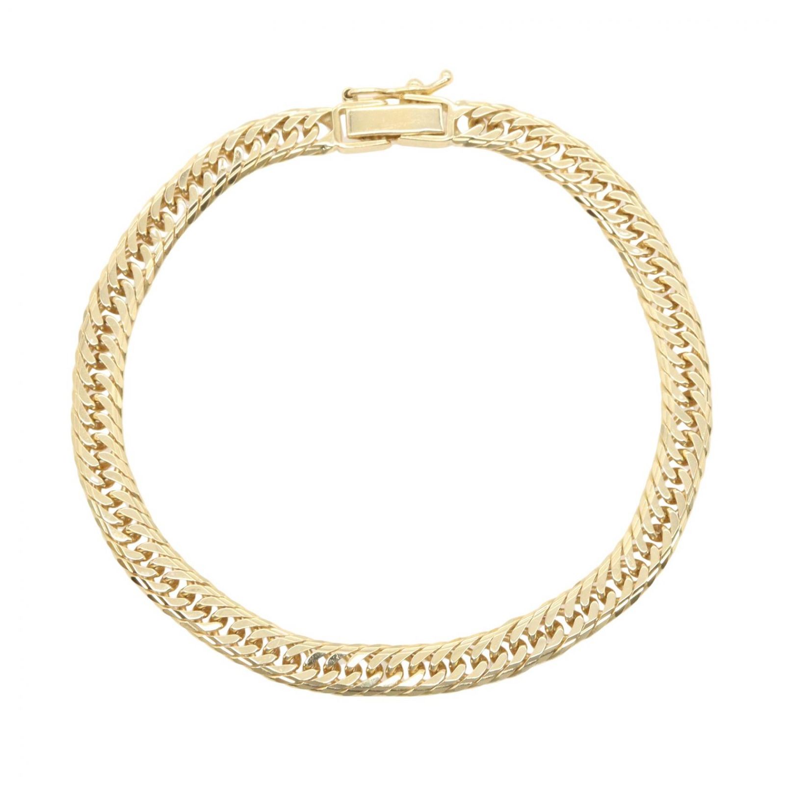 ジュエリー JEWELRY ブレスレット 8メンTキヘイブレスレット 8ﾒﾝT 10.5g 腕回り16.5㎝ K18（イエローゴールド） キヘイブレスレット ユニセックス Used B