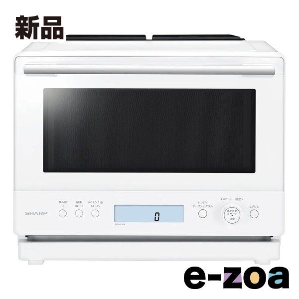 SHARP シャープ 過熱水蒸気オーブンレンジ PLAINLY 30L/1段調理/縦開き/ホワイト RE-WF306-W (2682766)