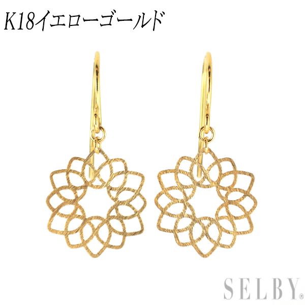 新品 K18YG ピアス フラワー 20,592円