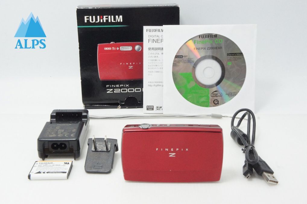 良品 FUJIFILM フジフィルム FinePix Z2000EXR コンパクトデジタルカメラ レッド 元箱付 260525v