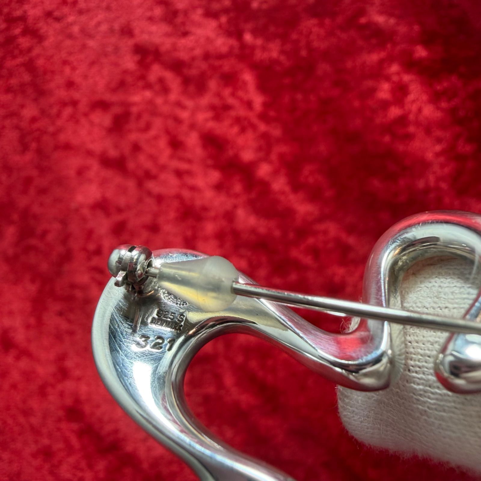 美品 ブローチス プラッシュ ♯321 ジョージジェンセン/GEORG JENSEN