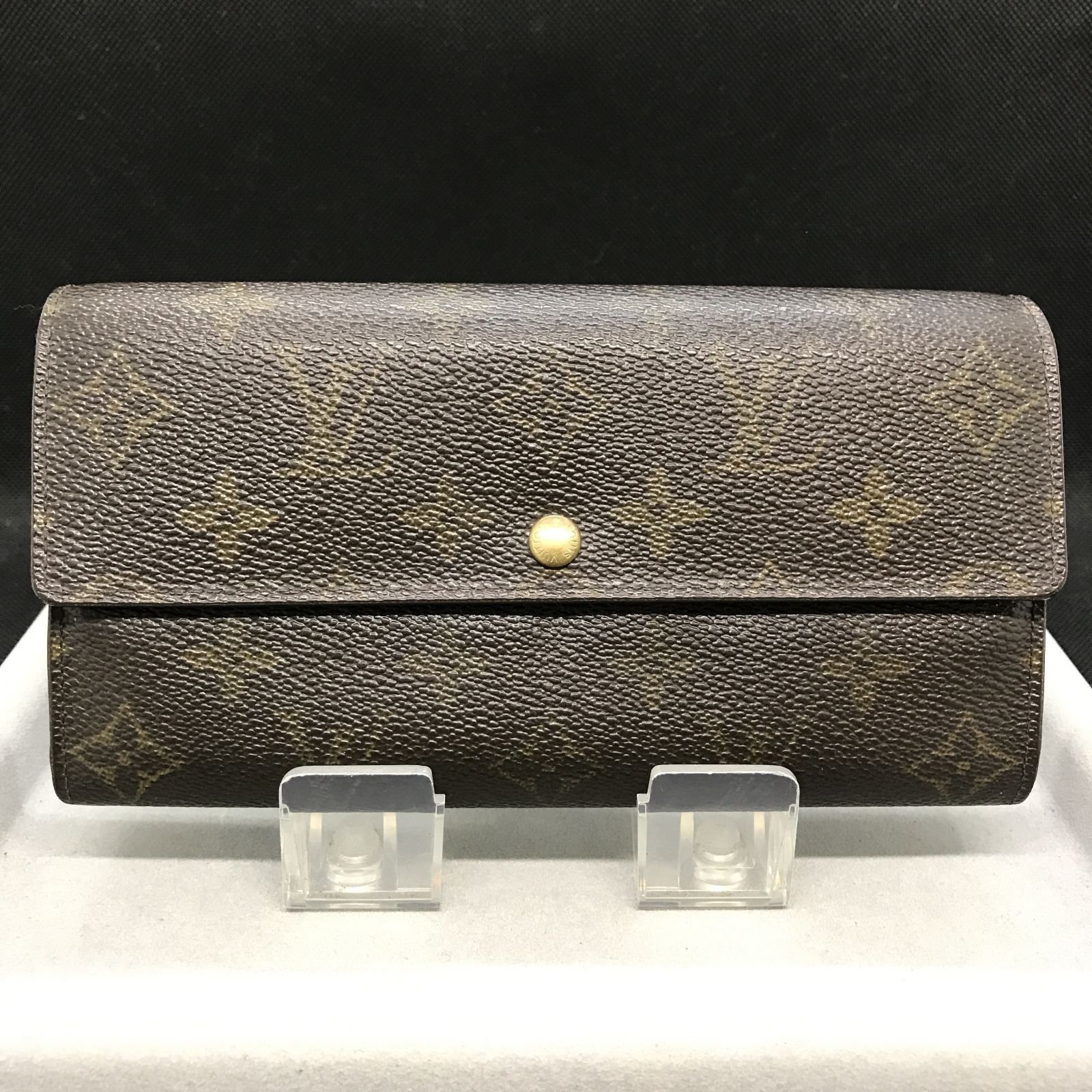 LOUIS VUITTON　ルイヴィトン　長財布　ポルトモネクレディ　モノグラム　2240