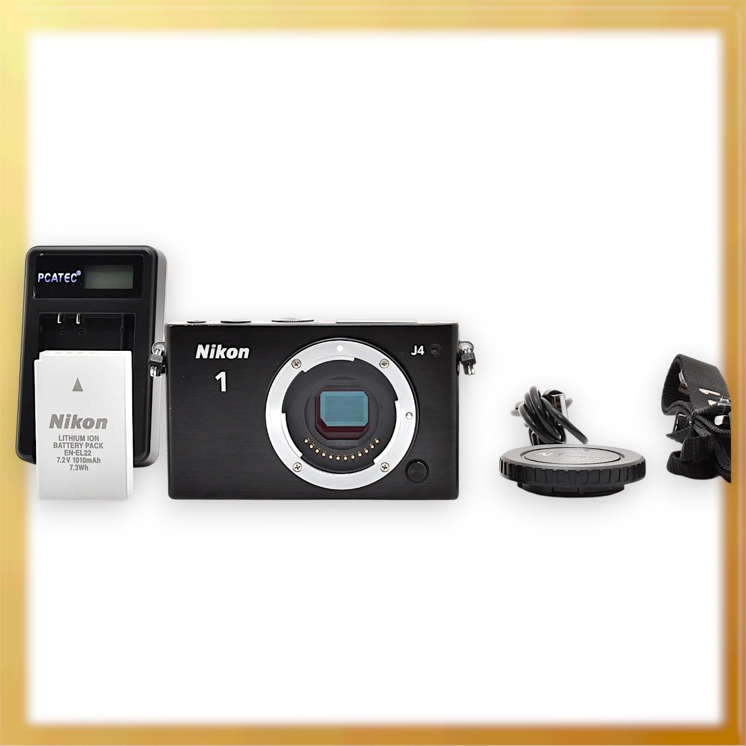 美品｜NIKON 1 J4 ミラーレス一眼 ボディ ブラック J4BK｜M292