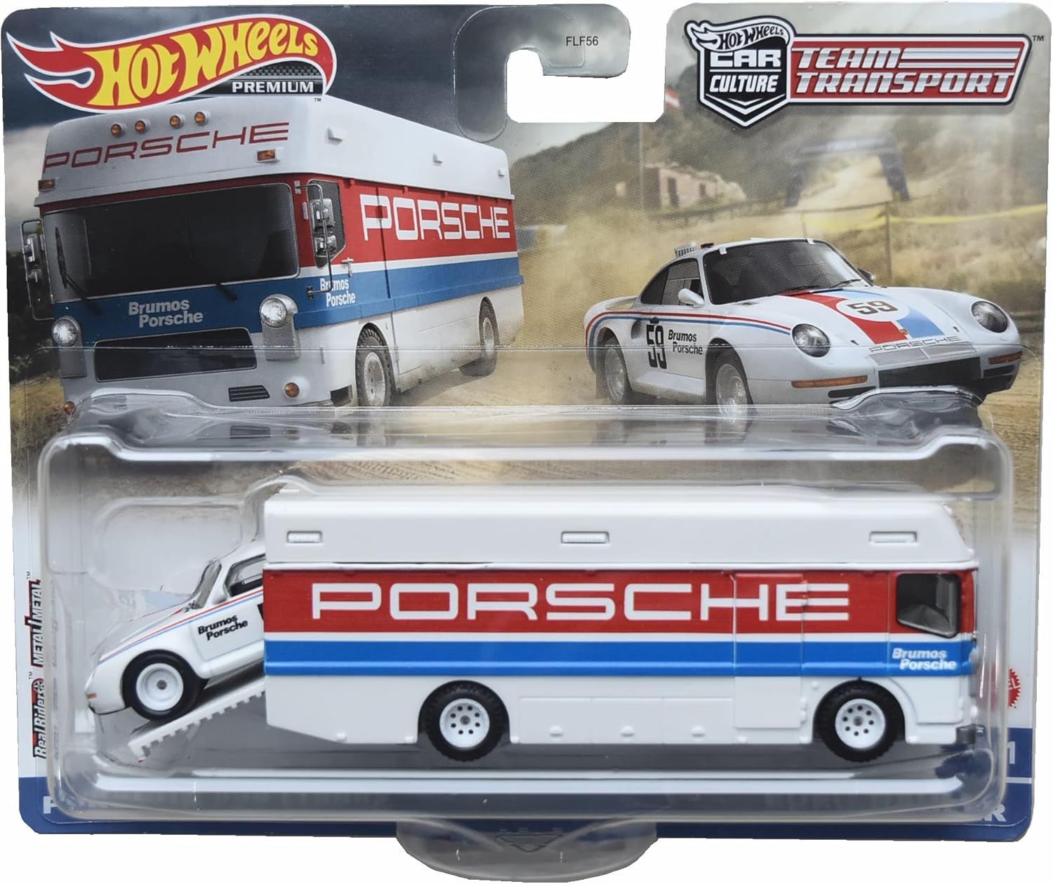 激レア！1/64 ポルシェ Porsche 959 (1986) Euro Hauler ホットウィール Hot Wheels