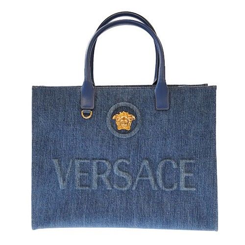 VERSACE　ヴェルサーチェ　デニム ショッパートート