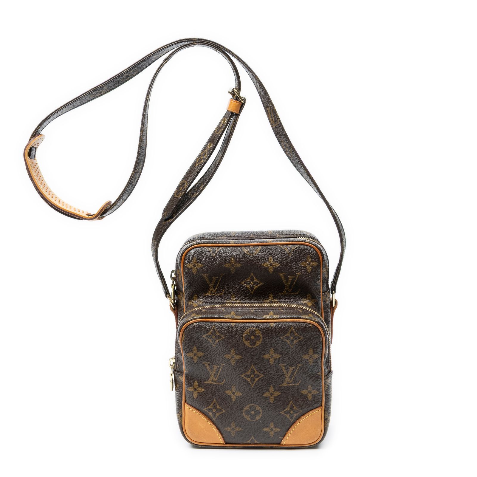 [中古] LOUIS VUITTON ルイヴィトンアマゾン茶色モノグラムキャンバスA