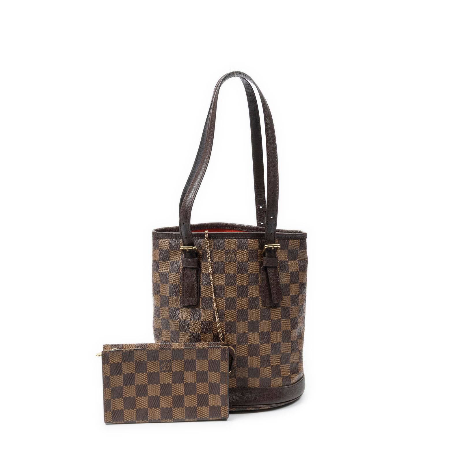 [中古] LOUIS VUITTON ルイヴィトンマレ茶色ダミエ エベヌA