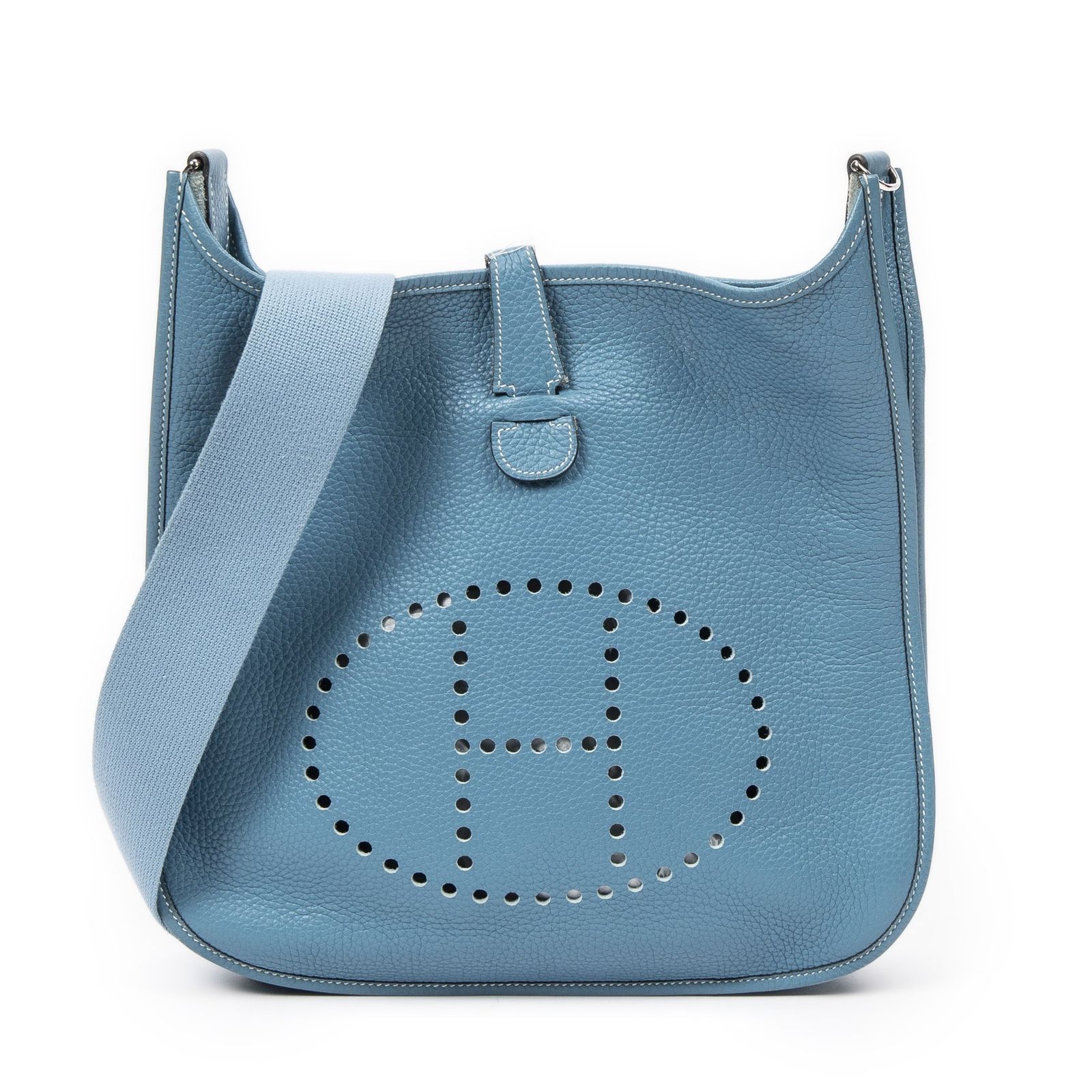 [中古] HERMES エルメスエヴリンIIブルージーンズクレマンスレザーA