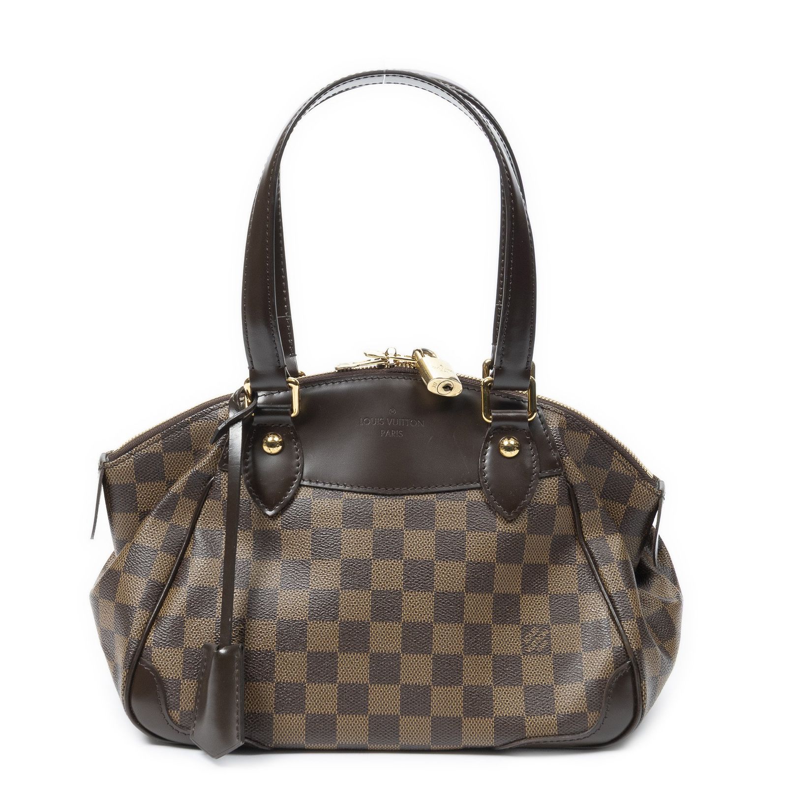 [中古] LOUIS VUITTON ルイヴィトンヴェローナ茶色ダミエ エベヌA