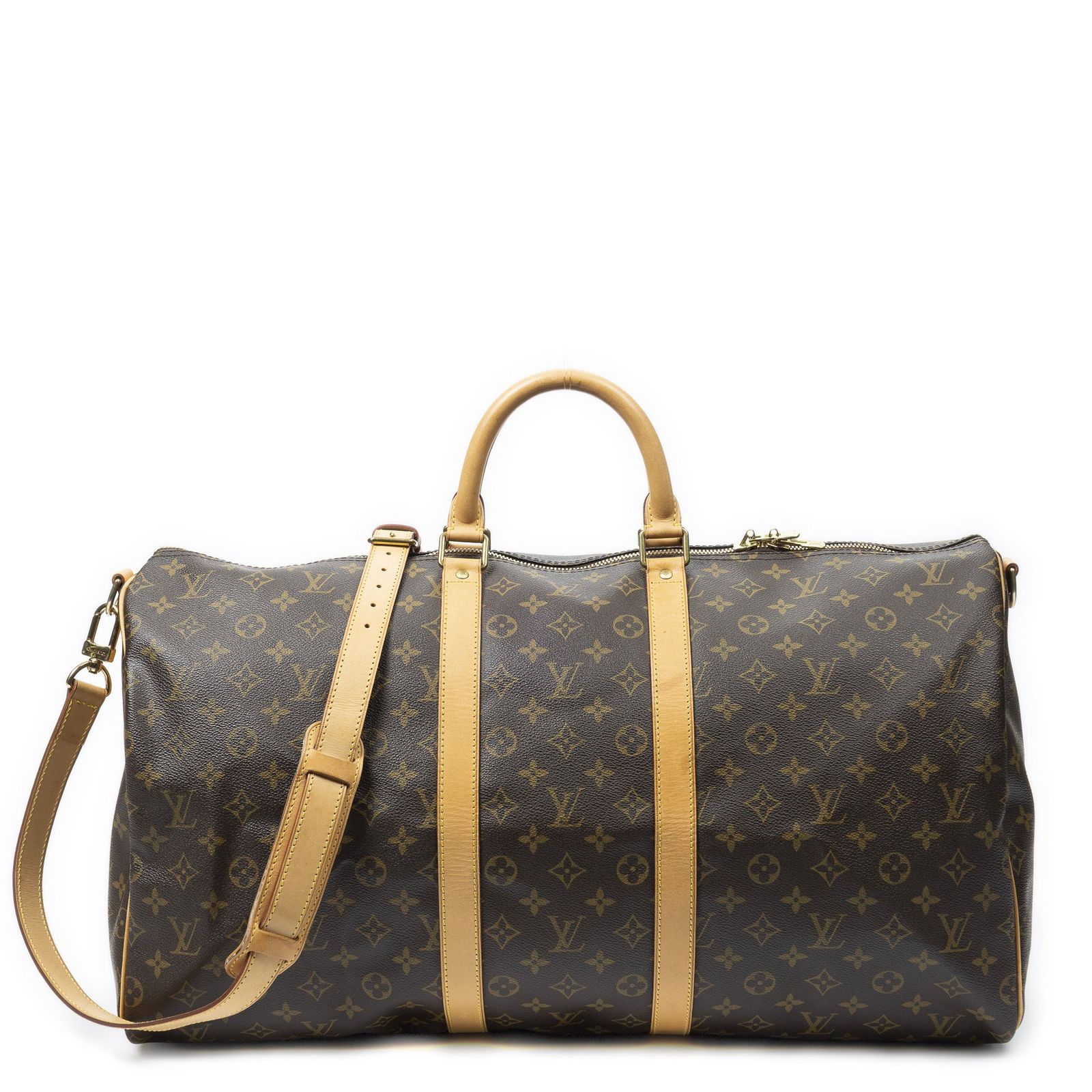 [中古] LOUIS VUITTON ルイヴィトンキーポル バンドリエール茶色モノグラムキャンバスA 97,405円