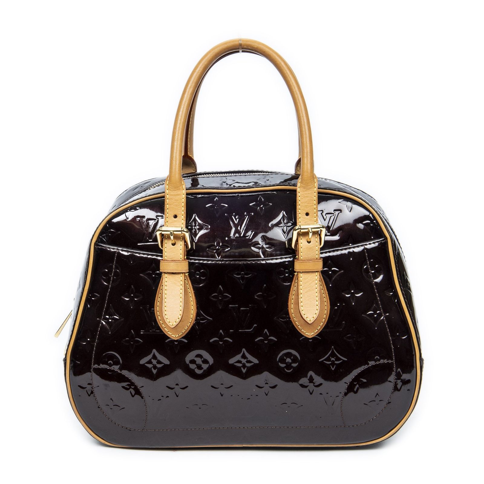 [中古] LOUIS VUITTON ルイヴィトンサミットドライブアマランテモノグラム ヴェルニA