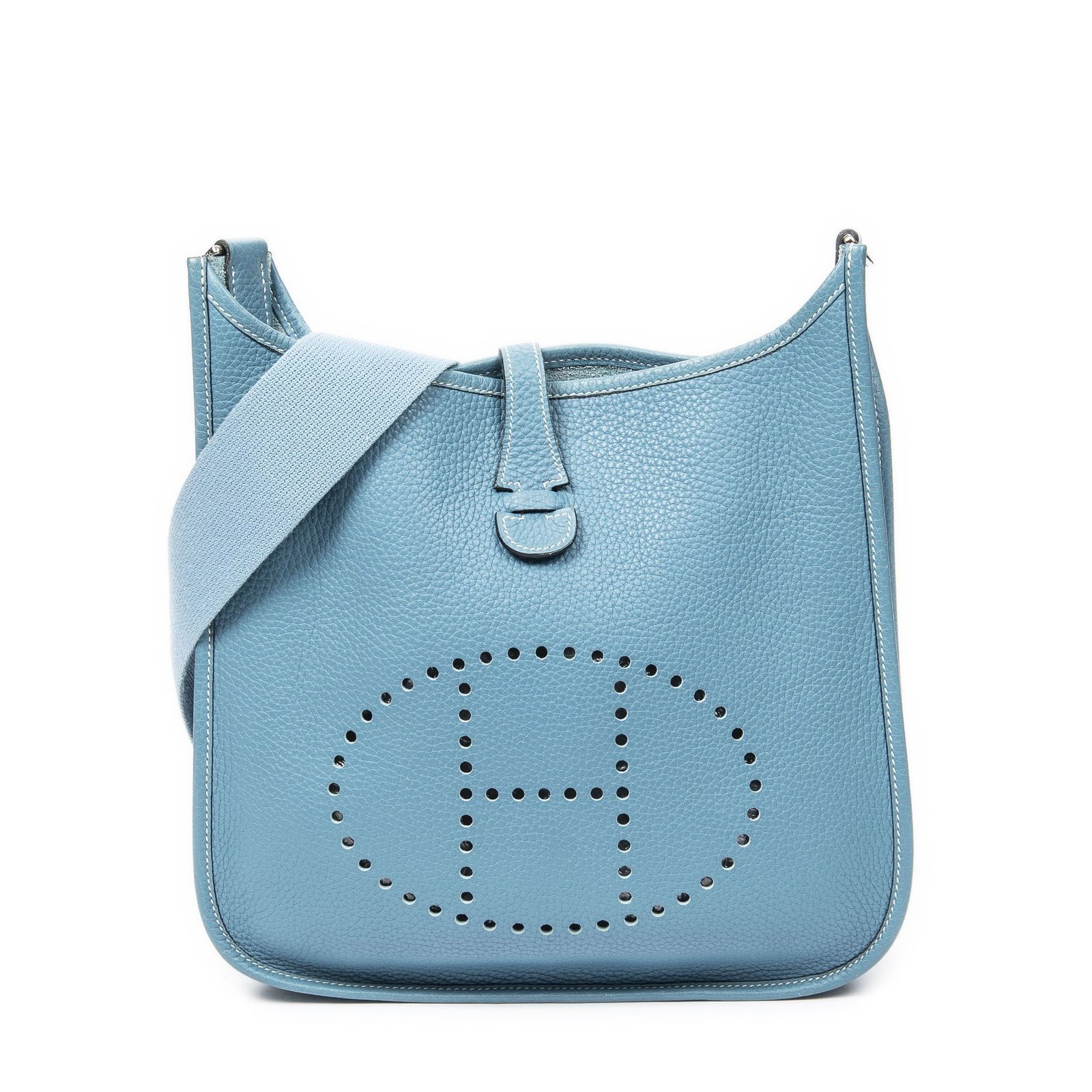 [中古] HERMES エルメスエヴリンIIブルージーンズクレマンスレザーA
