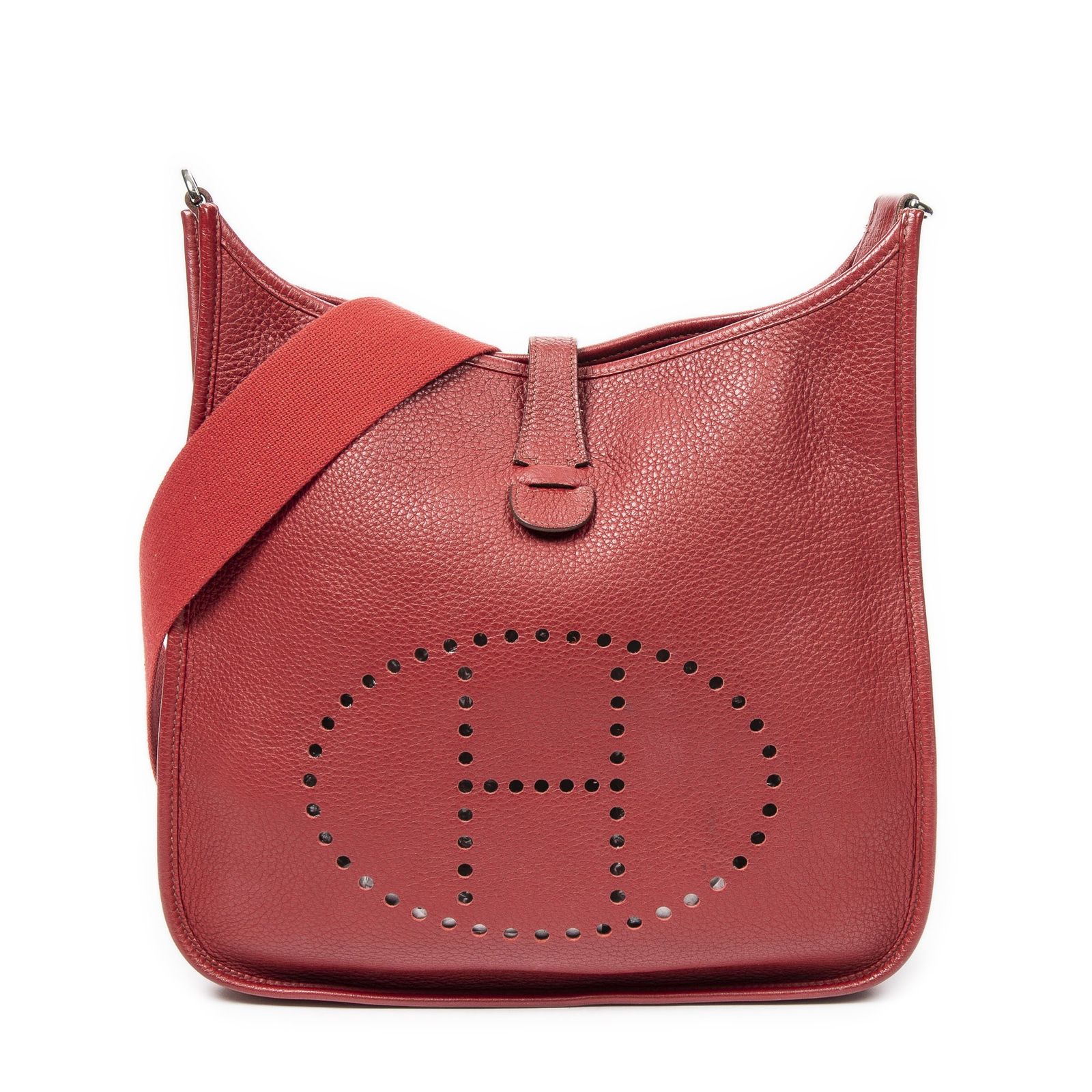[中古] HERMES エルメスエヴリンIRouge PimentクレマンスレザーA