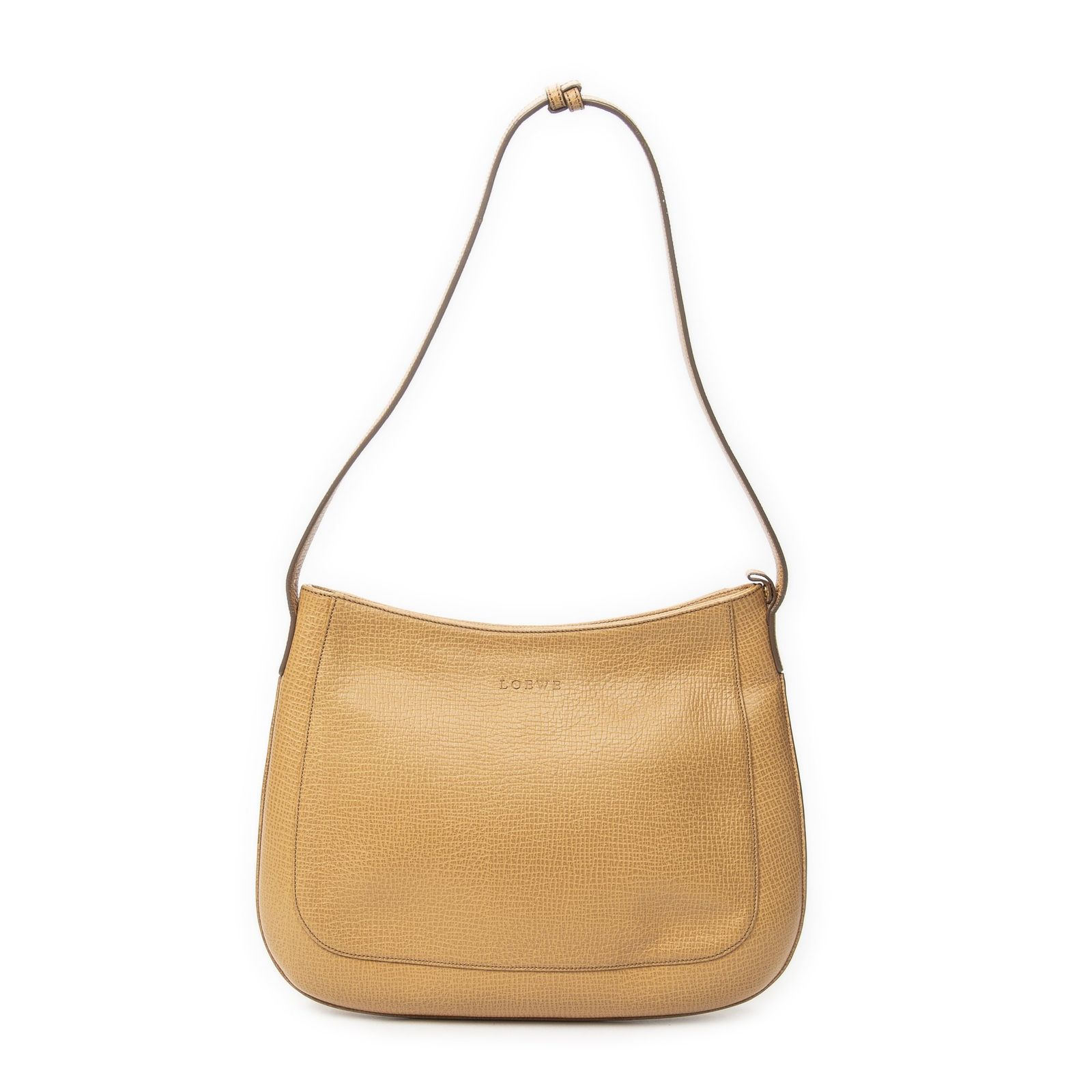 [中古] LOEWE ロエベジップホーボータングレインカーフスキンレザーA