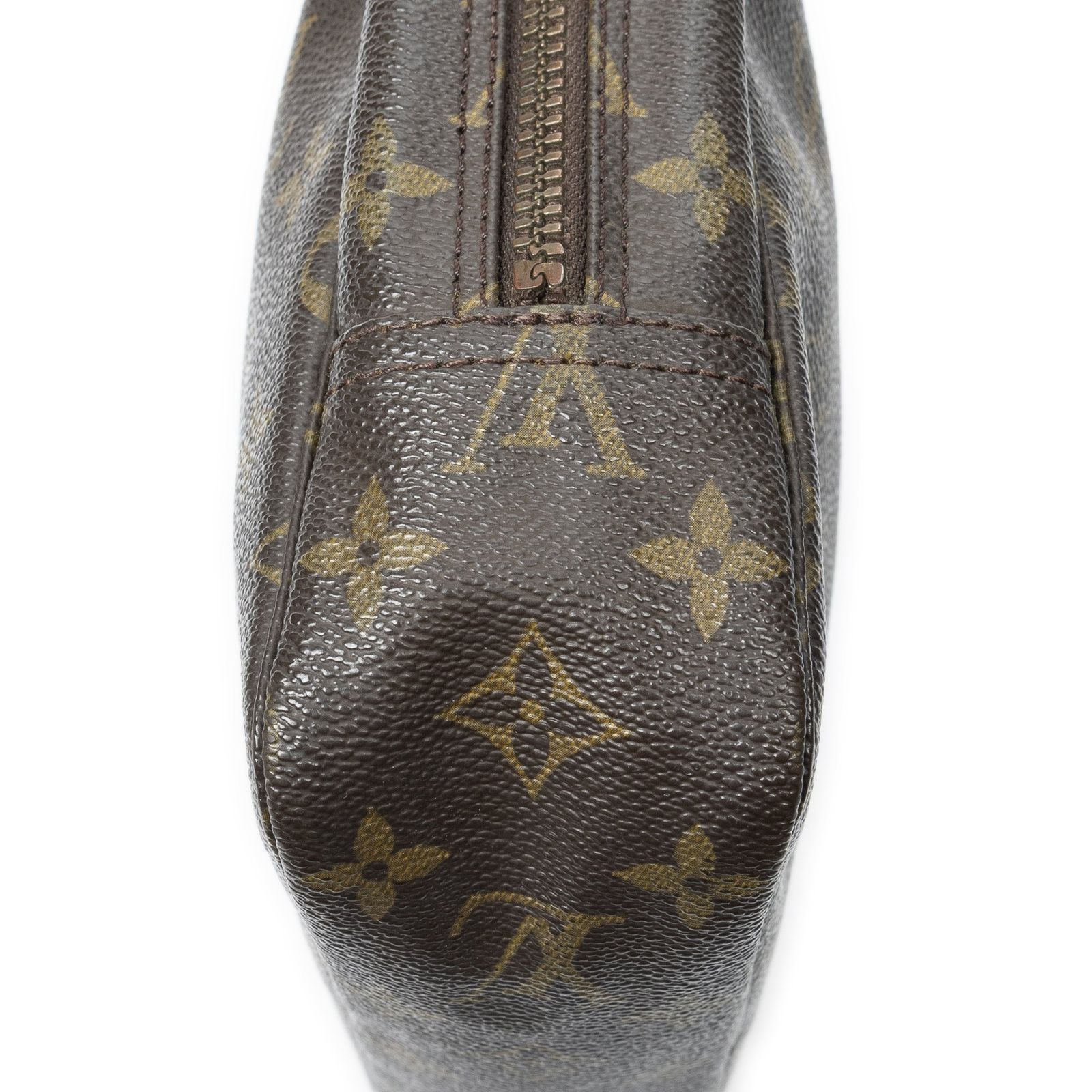 中古] LOUIS VUITTON ルイヴィトントイレタリーポーチ茶色モノグラム 
