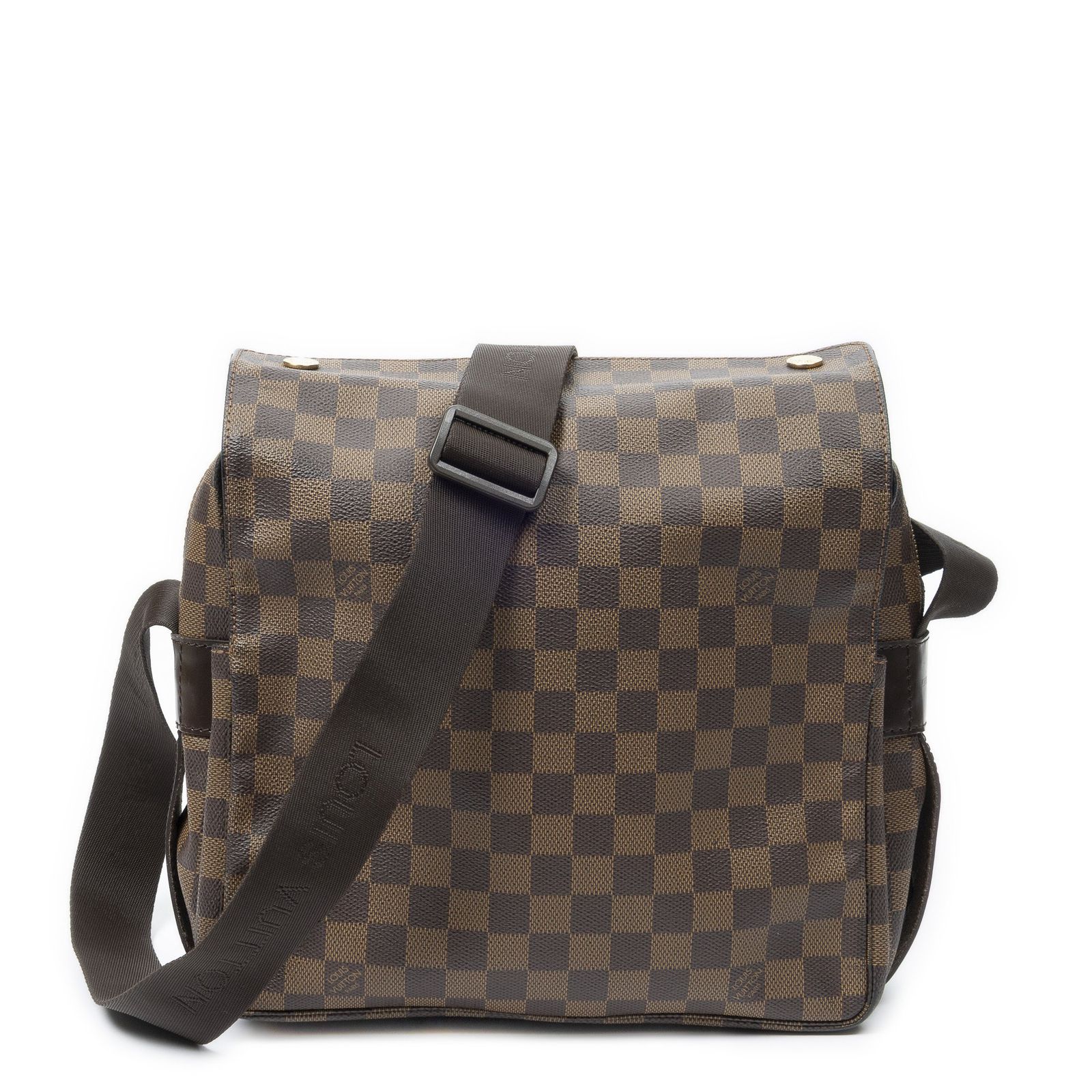[中古] LOUIS VUITTON ルイヴィトンナヴィリオ茶色ダミエ エベヌA