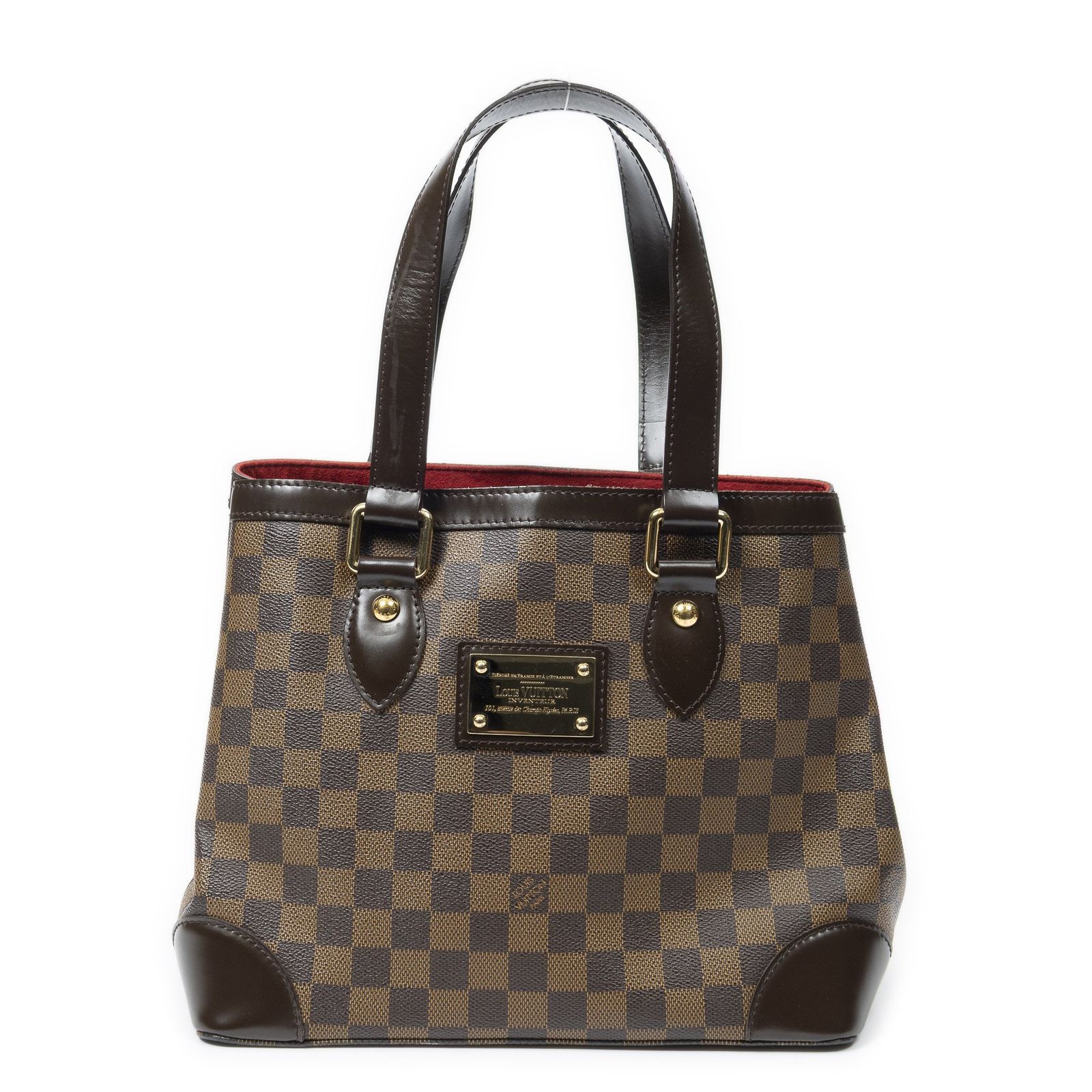 [中古] LOUIS VUITTON ルイヴィトンハムステッド茶色ダミエ エベヌA