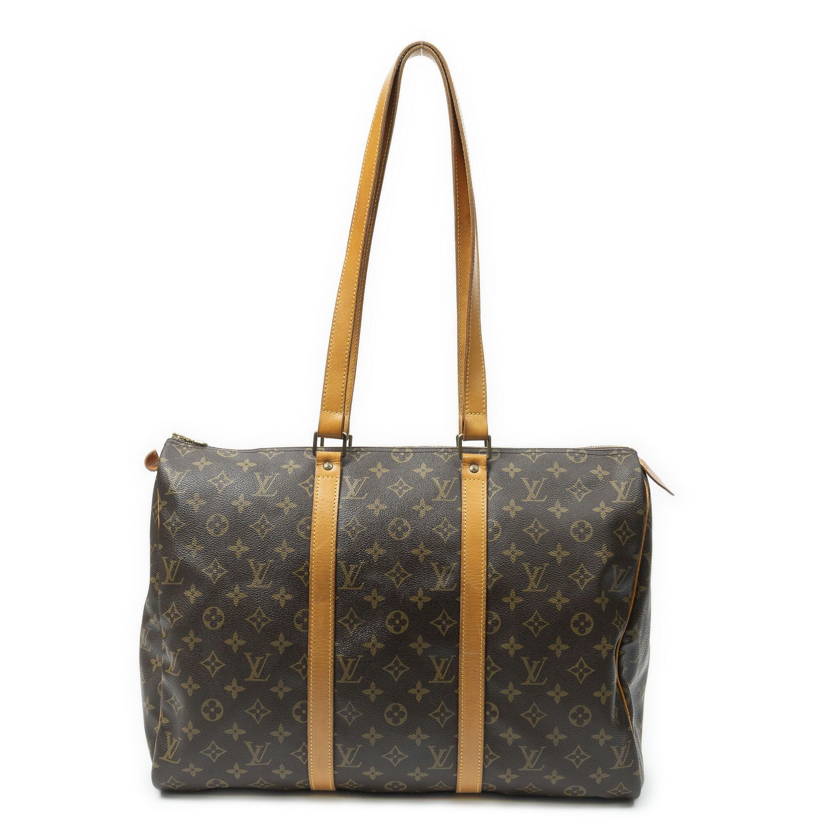 [中古] LOUIS VUITTON ルイヴィトンフラネリー茶色モノグラムキャンバスAB