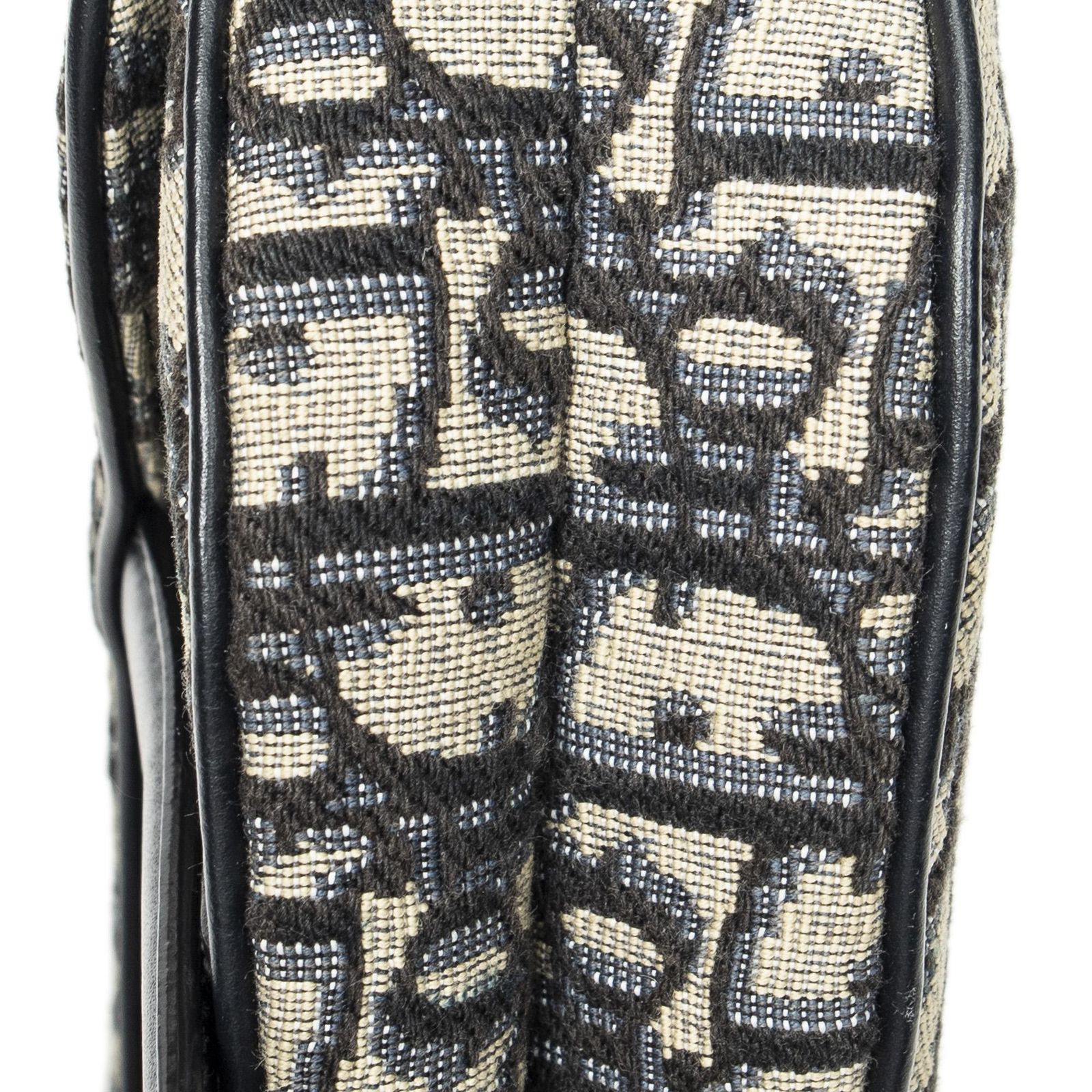 中古] DIOR ディオールニューサドルバッグネイビー/ベージュオブリーク 