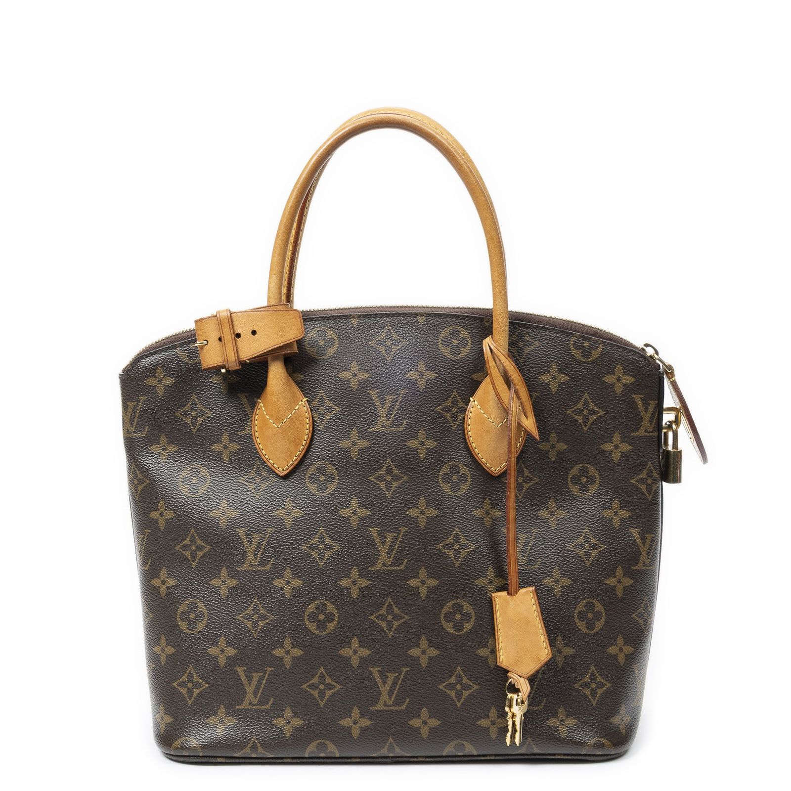 [中古] LOUIS VUITTON ルイヴィトンロックイット茶色モノグラムキャンバスAB