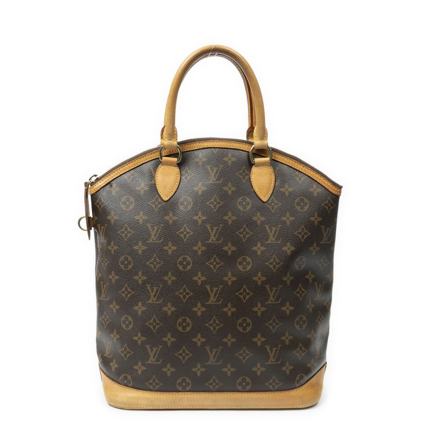 [中古] LOUIS VUITTON ルイヴィトンロックイット バーティカル茶色モノグラムキャンバスAB