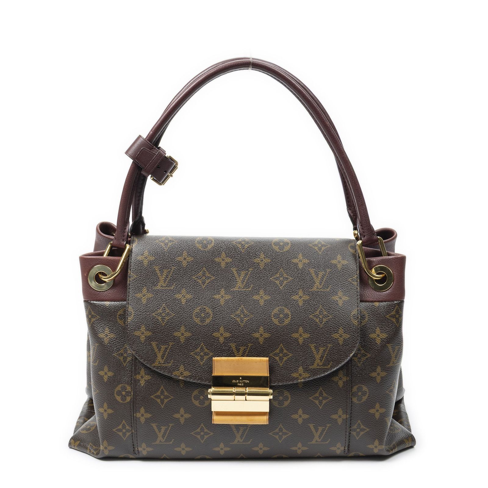 [中古] LOUIS VUITTON ルイヴィトンOlympe Aurore茶色モノグラムキャンバスA