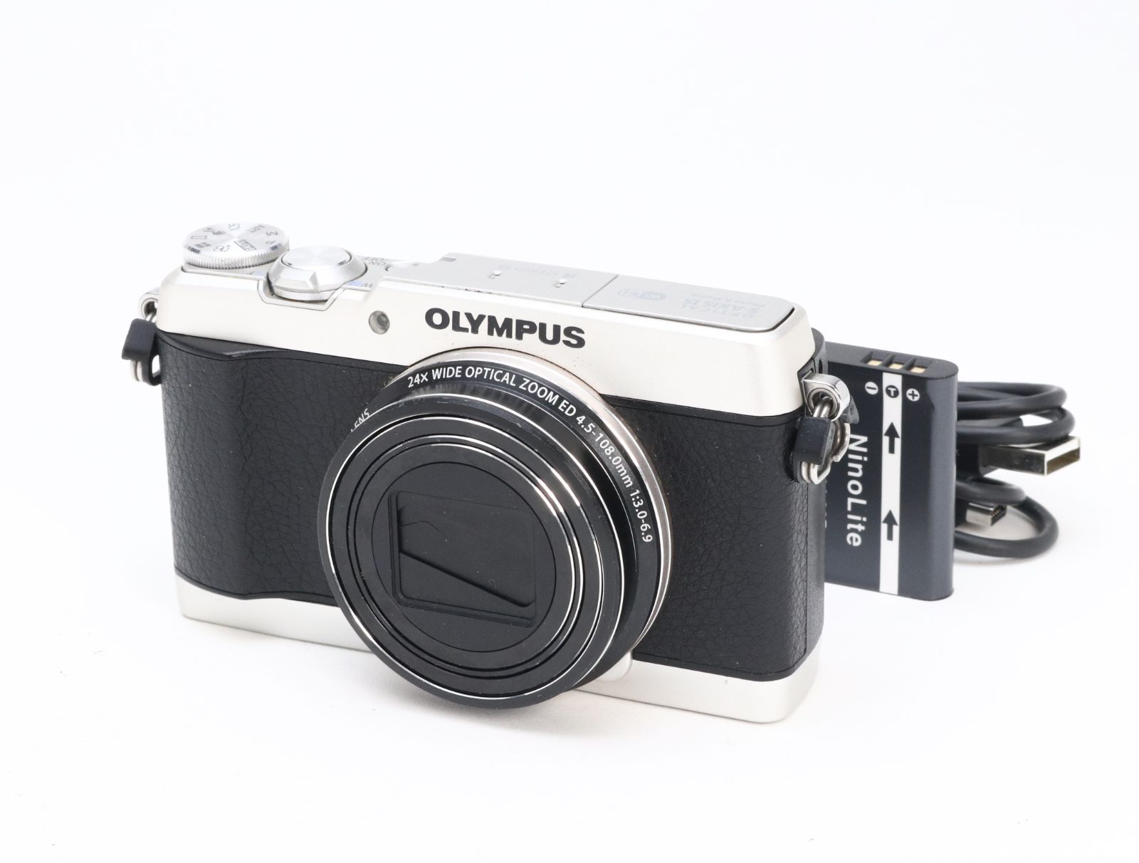 AB- (良品) OLYMPUS オリンパス SH-1 STYLUS SH-1 シルバー 初期不良返品対応 55-244