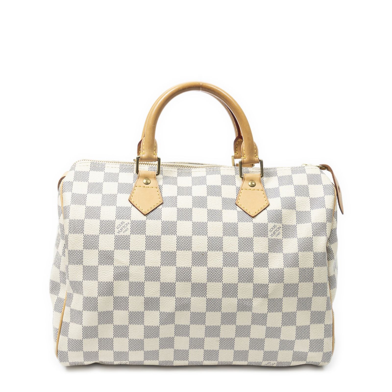 [中古] LOUIS VUITTON ルイヴィトンスピーディーアイボリーダミエ アズールA