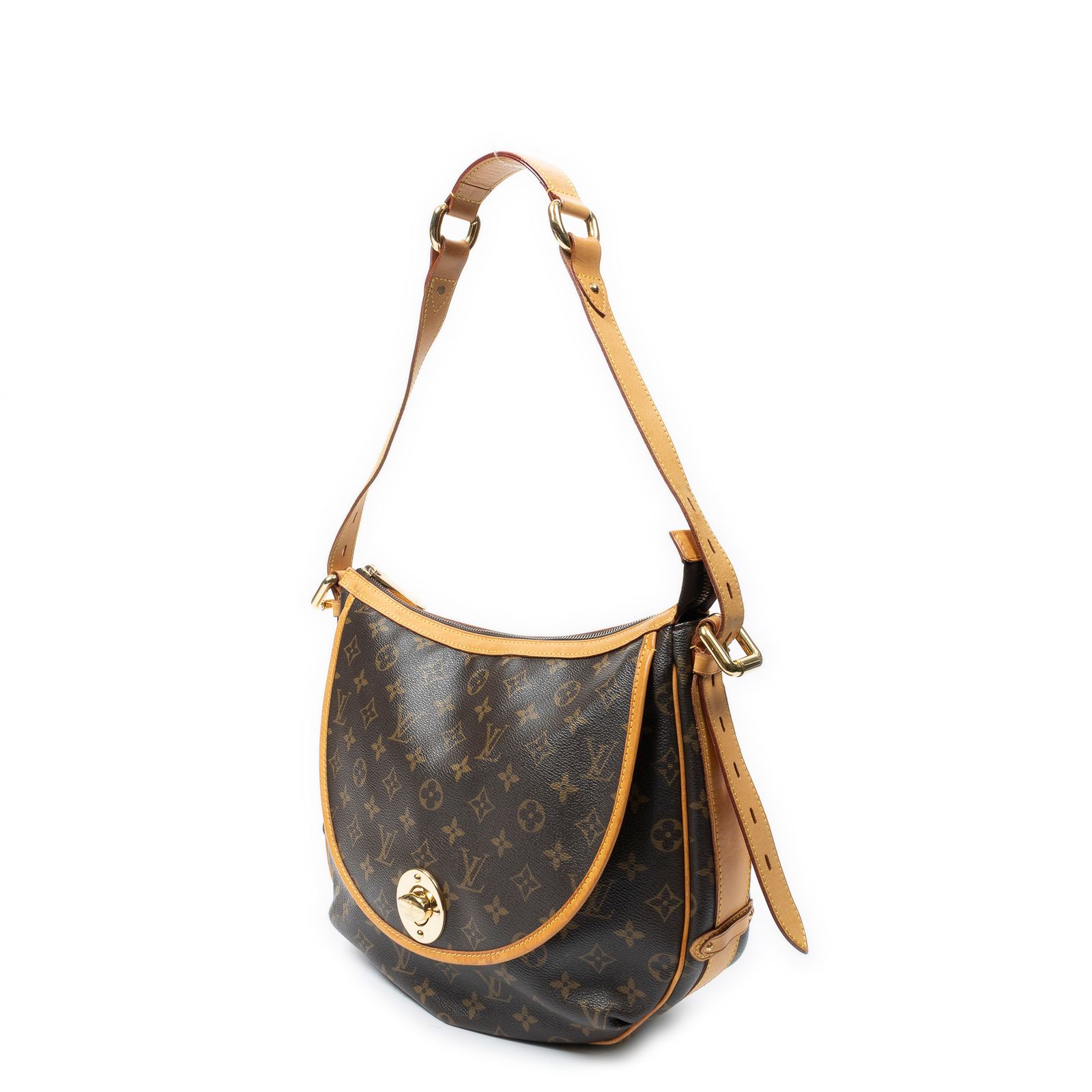 [中古] LOUIS VUITTON ルイヴィトントゥルム茶色モノグラムキャンバスA