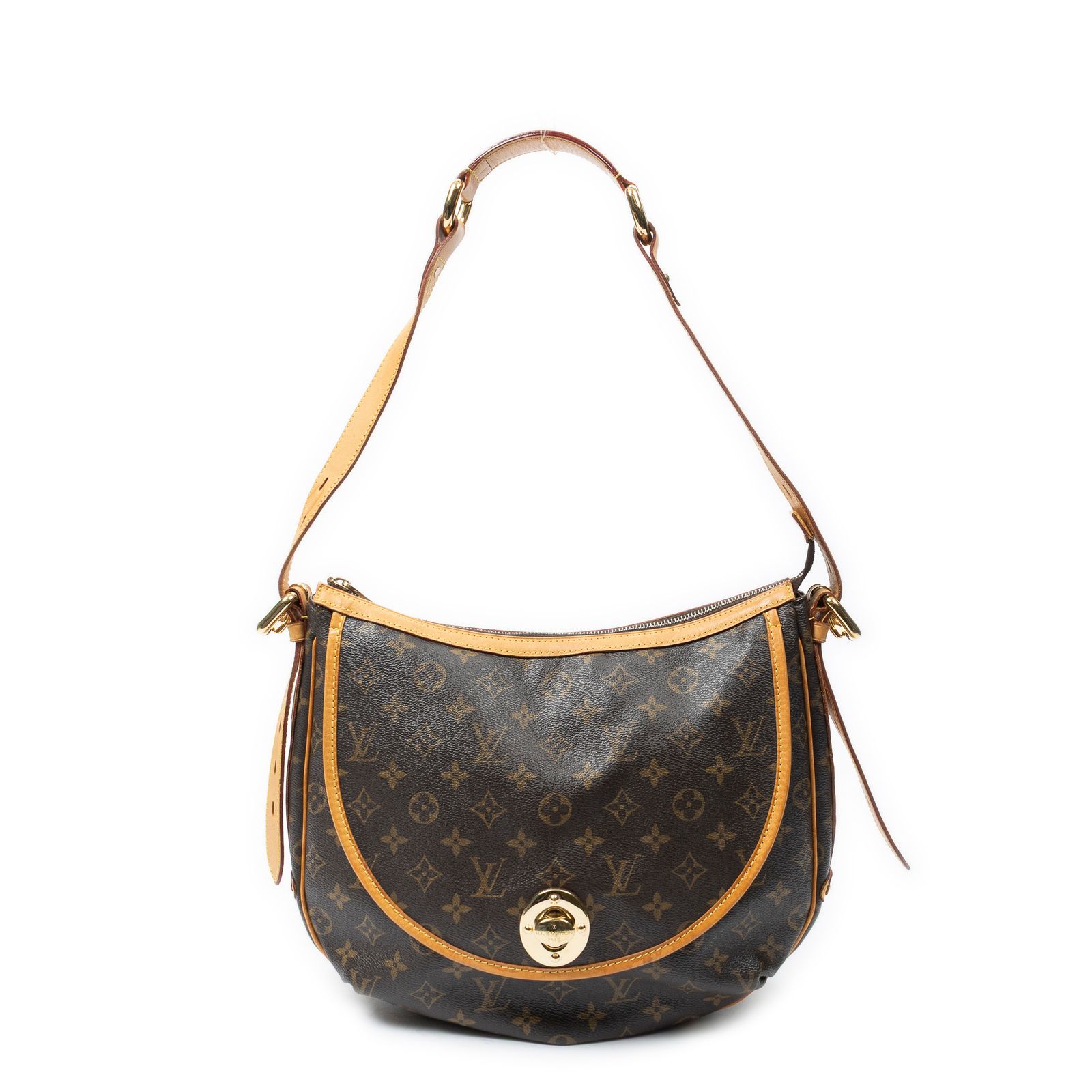 [中古] LOUIS VUITTON ルイヴィトントゥルム茶色モノグラムキャンバスA