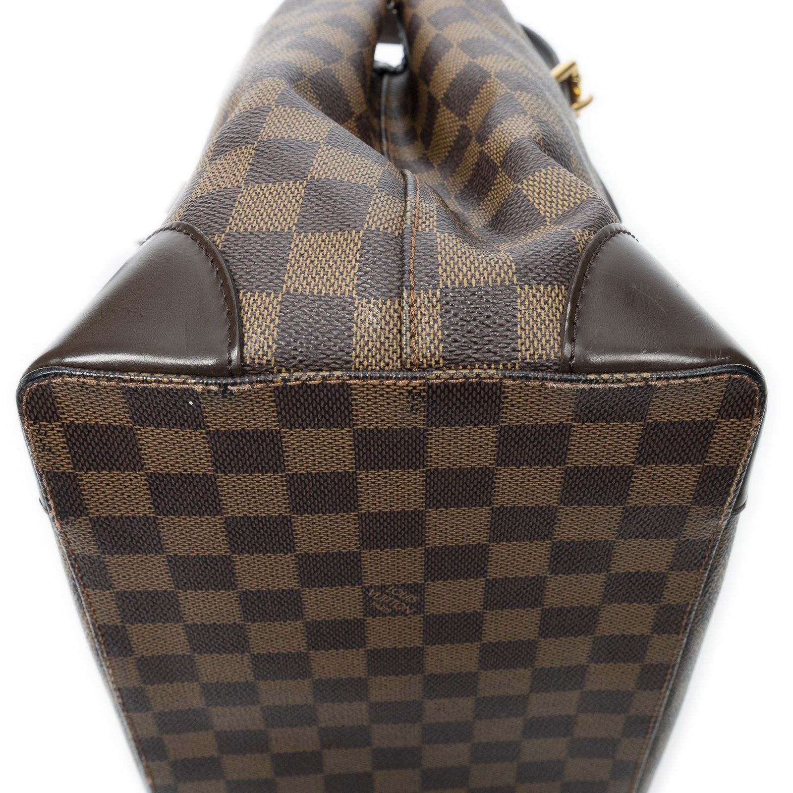 [中古] LOUIS VUITTON ルイヴィトンハムステッド茶色ダミエ エベヌA